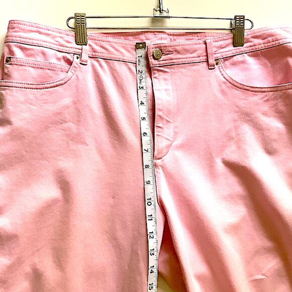 Real Clothes - 5 pocket pink lightweight cotton blend jeans, size 16 - Picture 9 of 10
